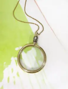 Plain Monocle Magnifying necklance
