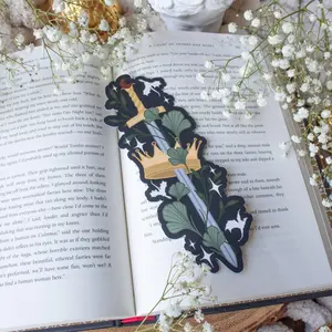 Fantasy Sword and Dagger Bookmarks for Booktok Readers | Die-Cut Bookmarks for Fantasy and Romantasy Readers