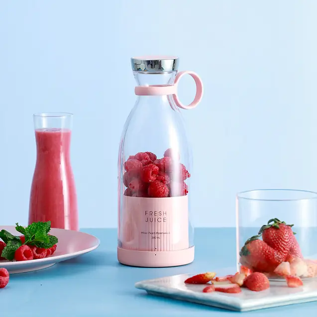 Ultimate Portable Blender! USB Rechargeable & Compact for Smoothies On-The-Go - Perfect Travel, Back To School & Gym! Leak Proof Design, Makes Shakes & Baby Food in Seconds, Mini Blender, Cup Juicer, Rechargeable, Vegetable