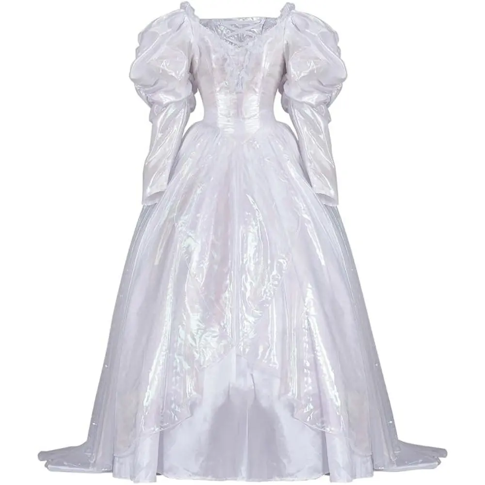 Women's Elegant Fantasy Ball Gown, Shimmering Crystal Labyrinth Costume for Formal Masquerade and Cosplay, Fabric, Clothes, Women's Clothes, Polyester, Glamorous, Full-Length