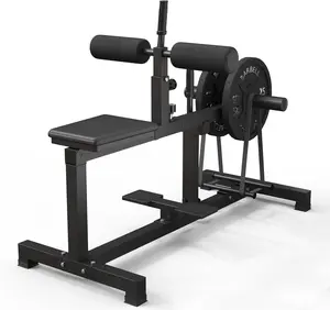 COFIYARD Calf Raise Machine Seated Calf Workout with Band Pegs Leg Training Home Gym Equipment Heavy-Duty Steel 300 lbs Max Capacity Adjustable Thigh Pads Compact Design