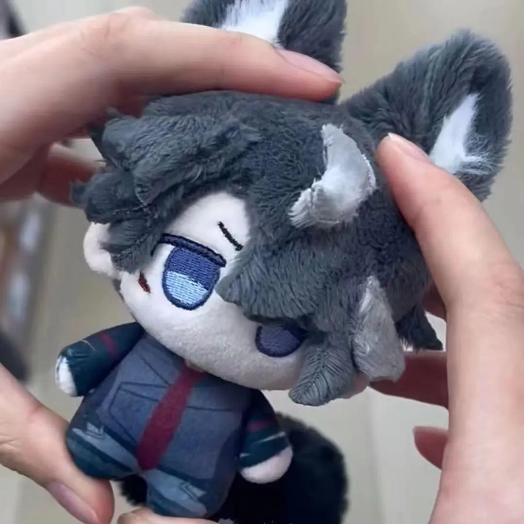 Wriothesley Genshin Impact Cosplay Anime Cute Printing Body Cotton Padding 10CM Plush Doll Pendant Backpack Keychain Car Plushie