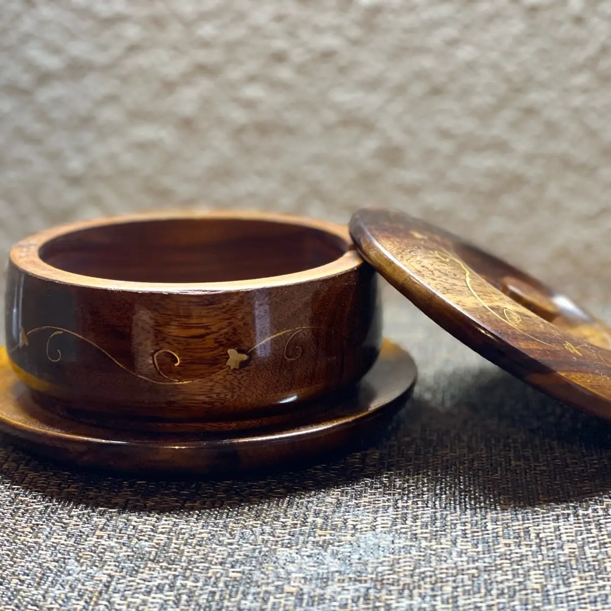 Wooden sugar pot sugar container sugar dispenser Kitchen Lid