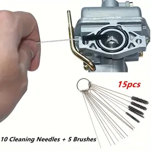 Get your carburetor running like new with our 15 carburetor cleaner brush sets - including 10 needles and 5 brushes for a thorough clean! Perfect car Parts to use - good quality, fast delivery, a handy tool to have around!