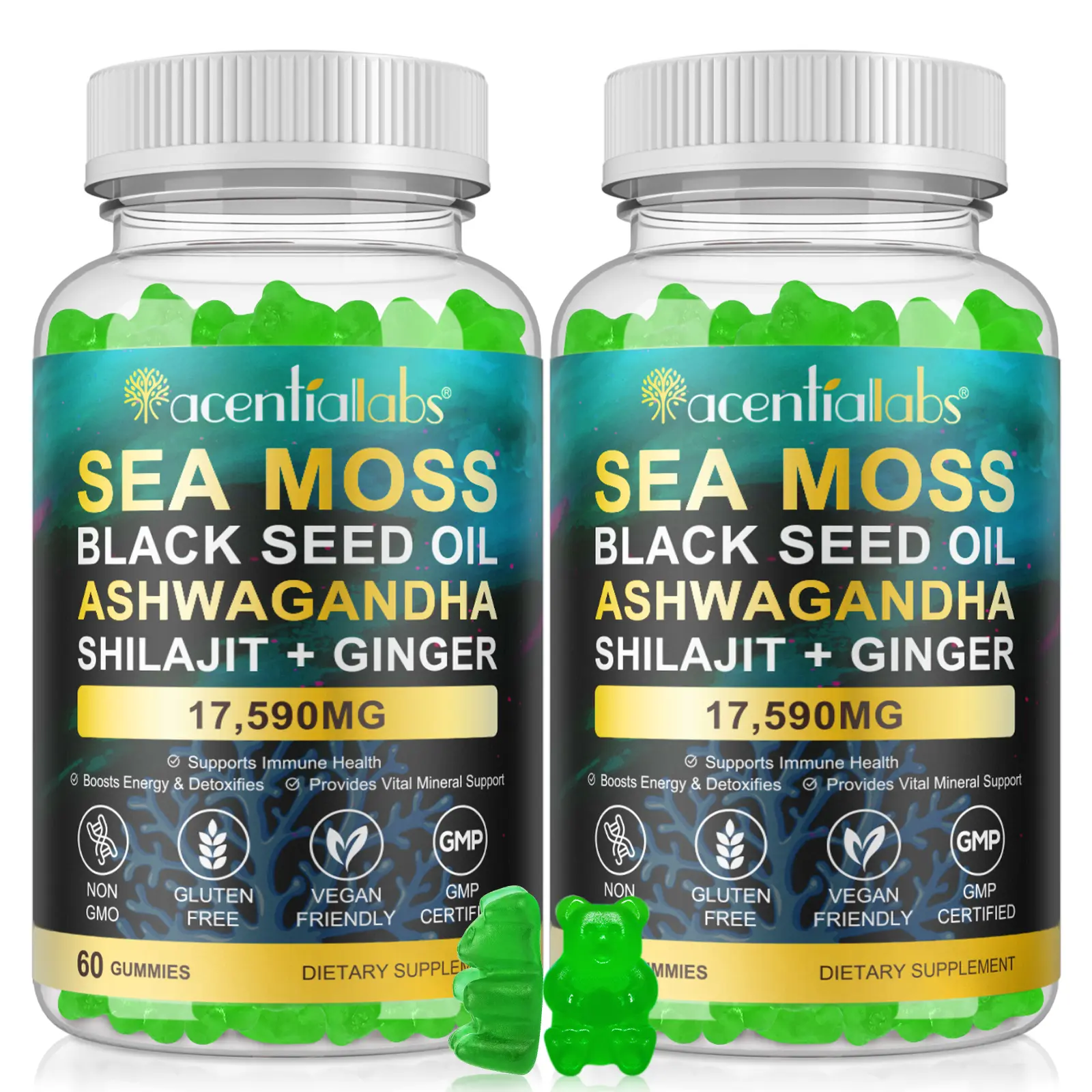 Sea Moss Gummies(Pack of 2)