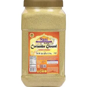 Rani Coriander Ground Powder (Indian Dhania) Spice 80oz (5lbs) 2.27kg Bulk PET Jar ~ All Natural | Salt-Free | Kosher | Vegan | Gluten Friendly | Indian Origin