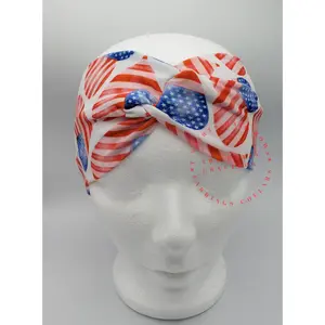 Flag Heart Headband