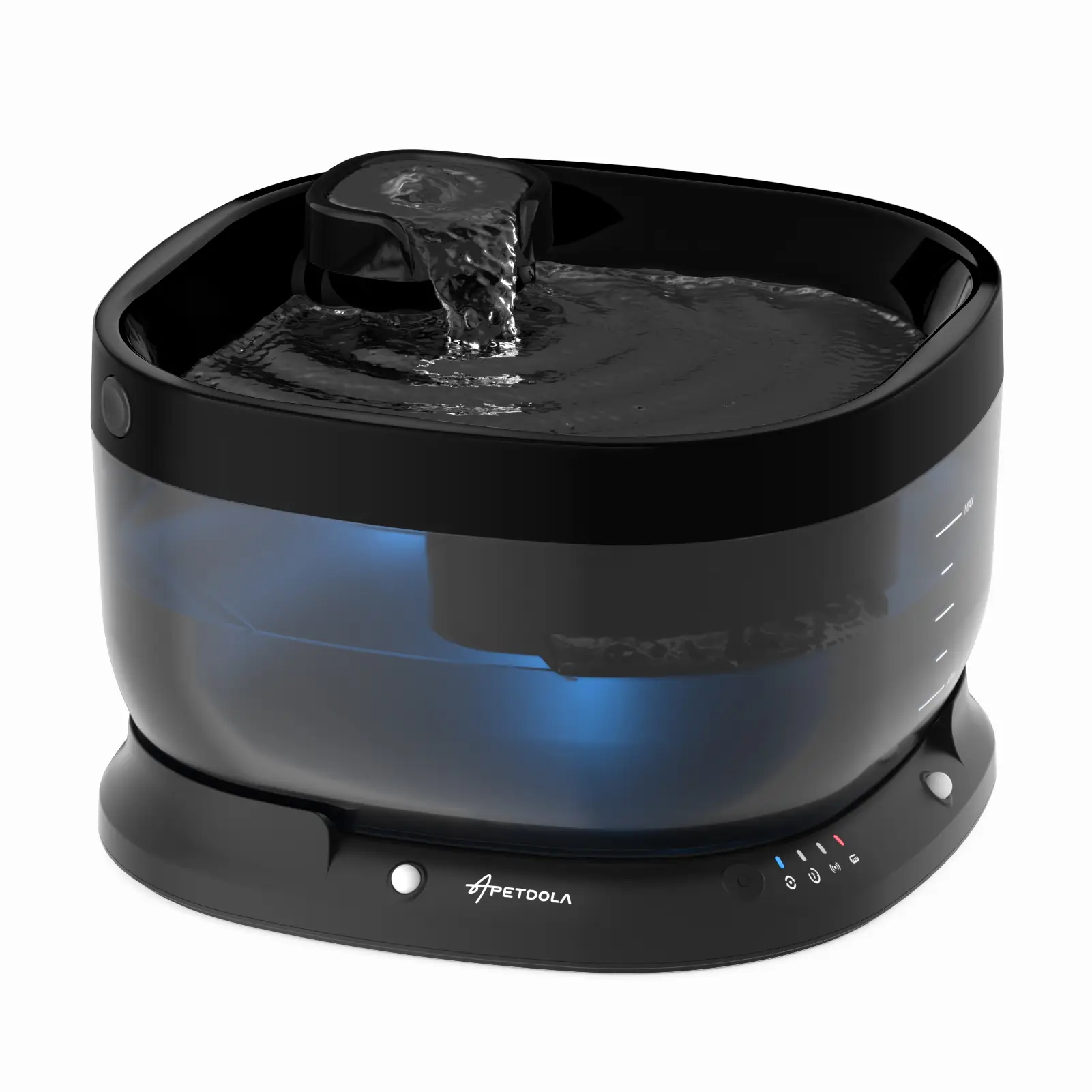 APETDOLA Olly Wireless Dog Water Fountain,FathersDayGift Automatic 7L Water Bowl for Large Dogs, 3 Work Modes, Cordless, Ultra-Quite Dispenser
