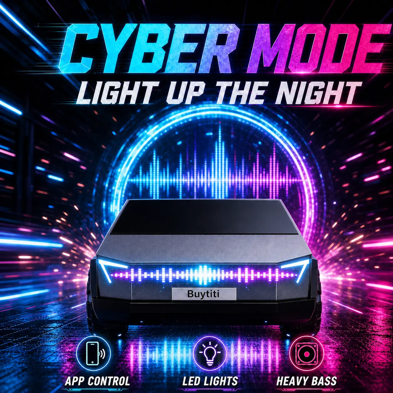 Bluetooth Speaker Remote Control Toy, Pickup Truck Model, New Upgraded Version, Rechargeable Portable Wireless Audio, USB TF FM Radio TWS Stereo Sound for Indoor Outdoor Parties, Ideal Gift for Car Lovers, TikTok Shop Back to School Haul Smartphone