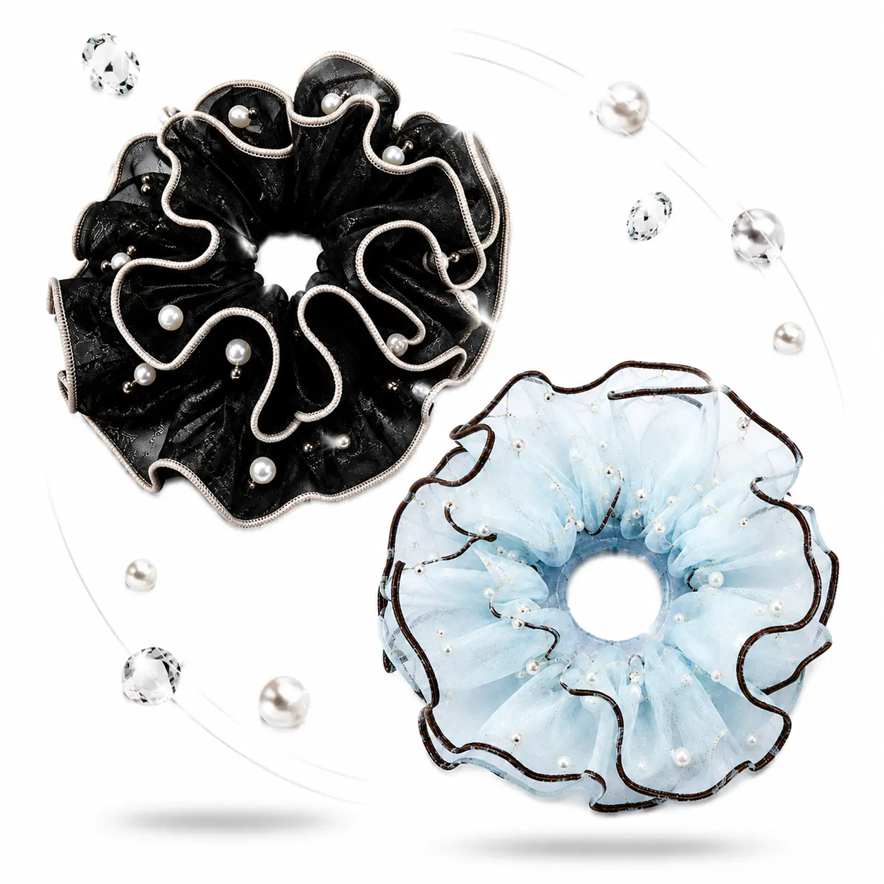 earl Lace Scrunchie Hair Tie for Women