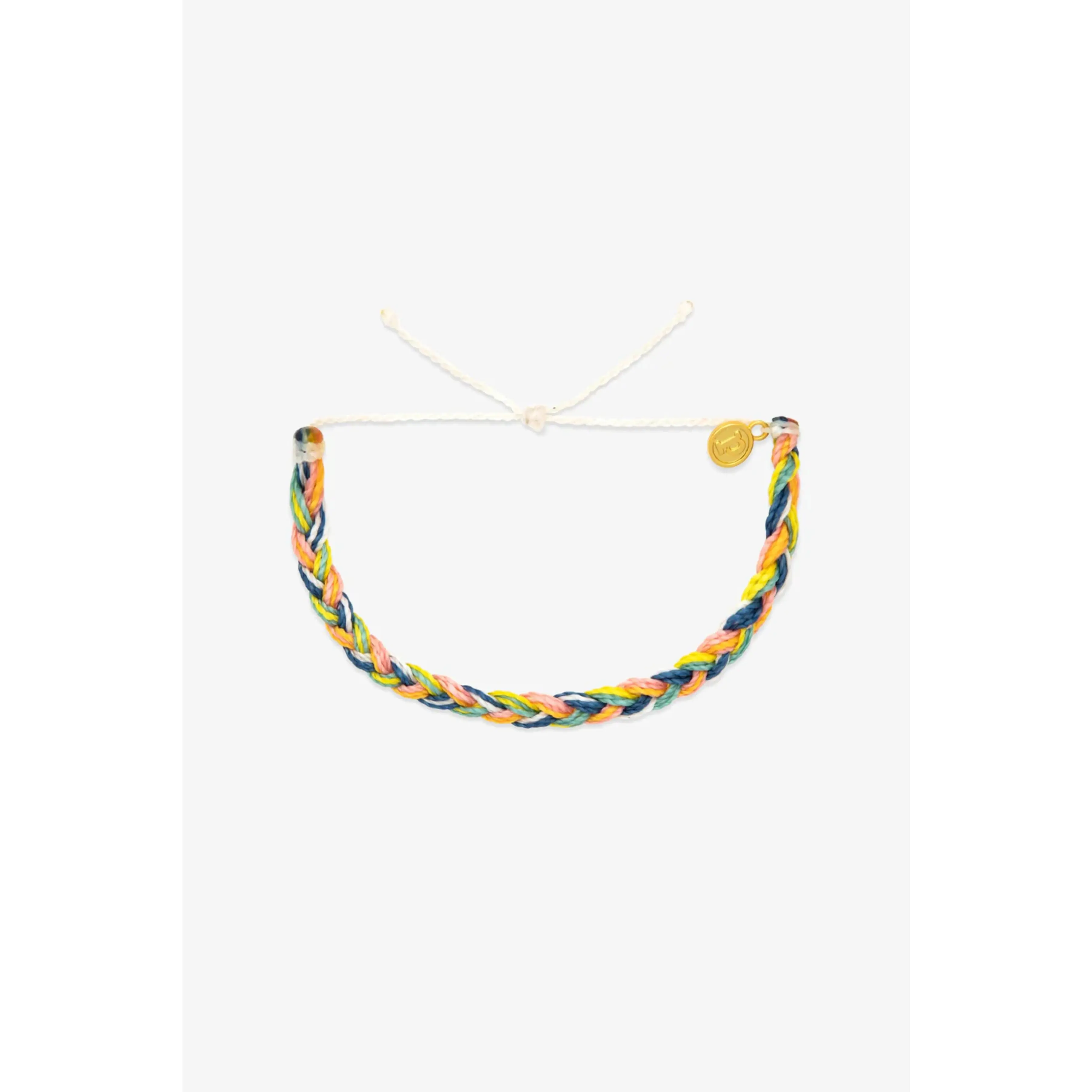 PURA VIDA Multi-Strand Braided Bracelet - Bohemian Bracelets, Handmade, Colorful Braided Rope, Unisex Fit, Sunset Chaser Design, Waterproof, Casual Daily Wear for Natural Style Enthusiasts, Snowboarders, Sports Fans