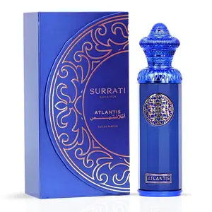 Atlantis Eau de Parfum Spray 140ml (4.7 oz) by Surrati | Crisp Citrus, Salty Waves & Smooth Woods Beneath