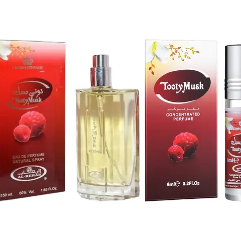 (2pc Bundle Pack) Tooty Musk - 6ml Perfume Oil Roll-On + 50ml Perfume Spray by Al-Rehab
