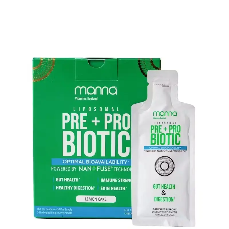 Manna Vitamins Evolved - Liposomal Pre+Probiotic for Gut Health