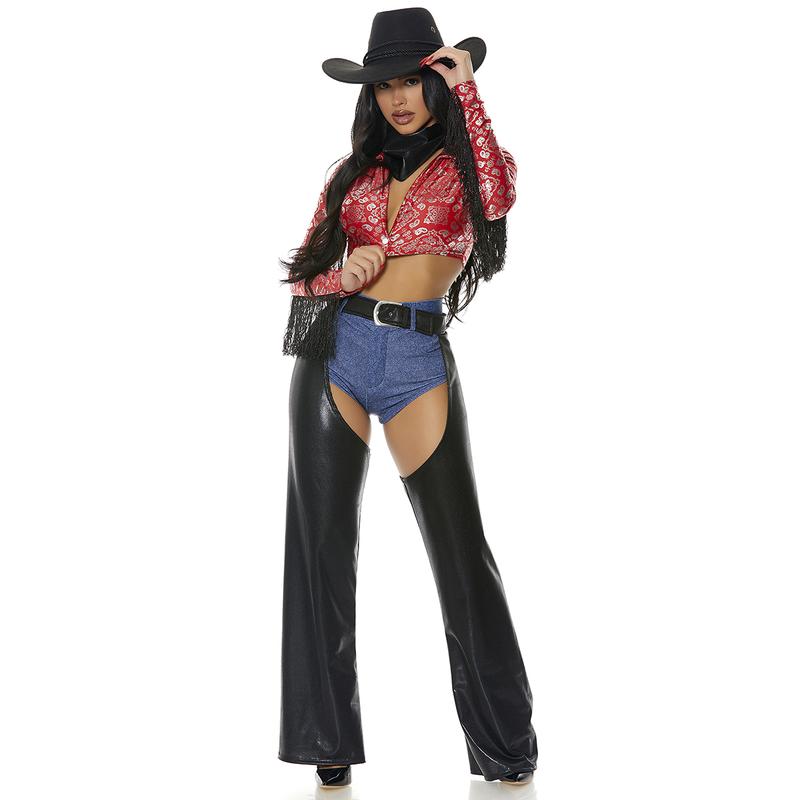 Forplay Women's Halloween Saddle Up Sexy Cowgirl Costume