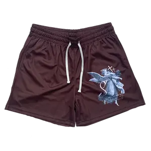 Strength Through Christ Mesh Shorts - Brown