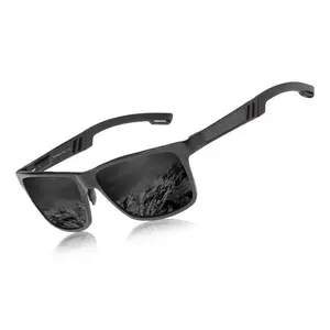 KINGSEVEN Men Polarized Sunglasses Aluminum Magnesium Sun Glasses Driving Glasses Rectangle Shades For Men Oculos masculino 7180
