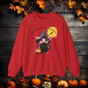Bewitched Bacon Halloween Sweatshirt: Where Farmhouse Chic Meets Spooky Glam, Shirt, Long Sleeves, Funny, Tshirt, Tee, Sweatshirts, Autumn
