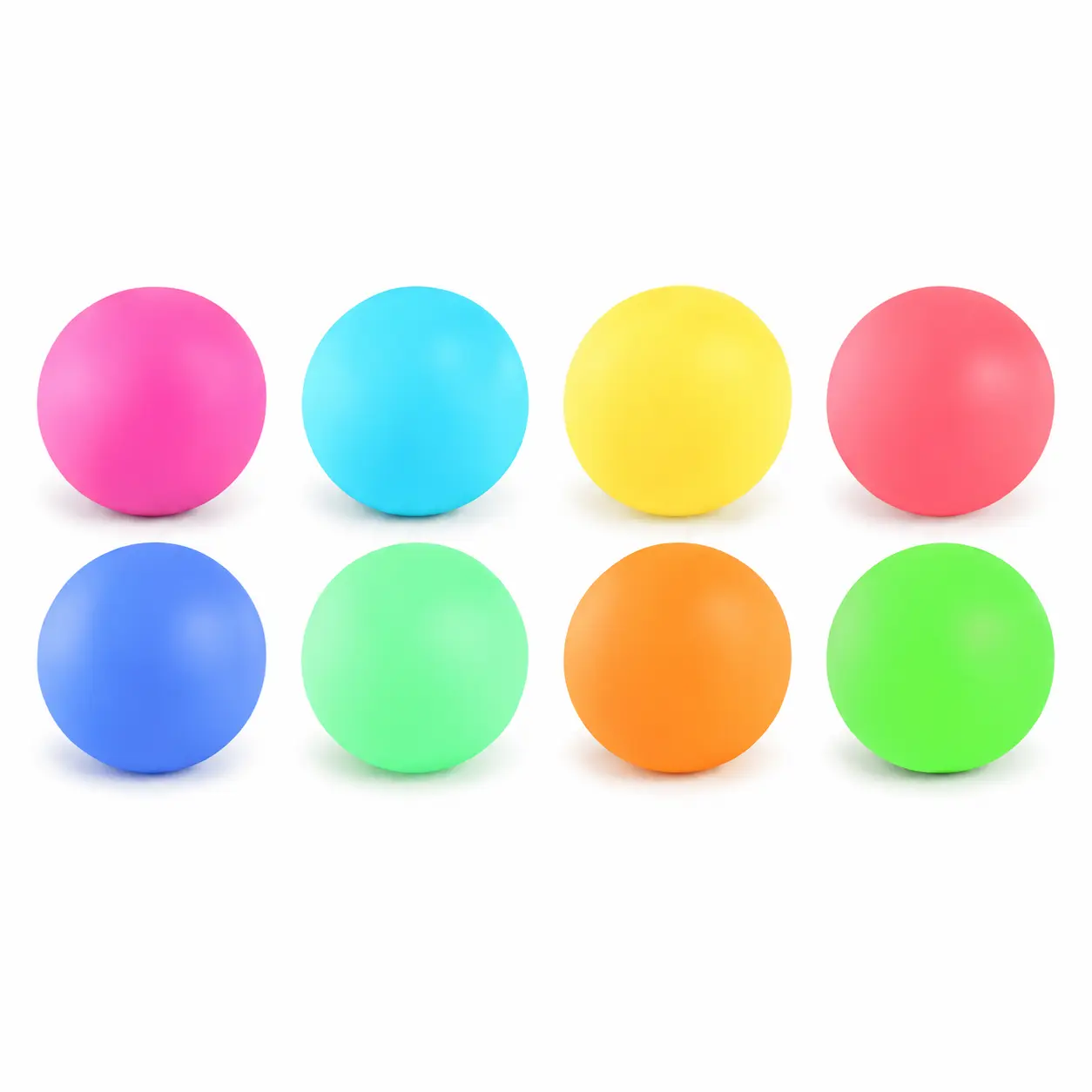 8 Pack Squishy Stress Balls, 2 Inch Soft TPR Sensory Squeeze Toys in Random Colors for Kids Ages 3+, Classroom Prizes, Party Favors & Holiday Gifts