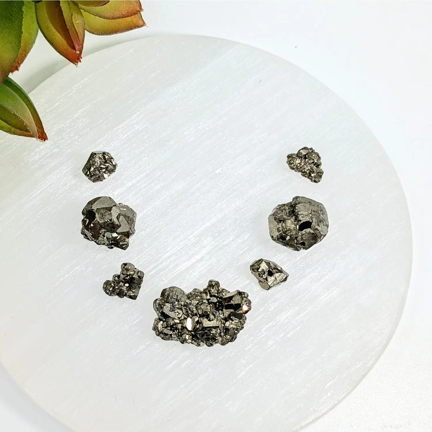 Pyrite Nugget  Rough Bead (7) #LV7114