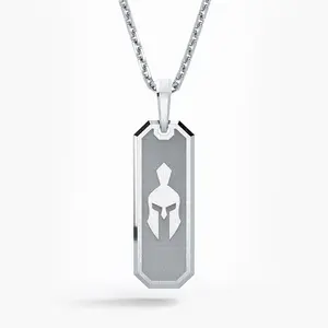 Spartan, Silver Tag Pendant
