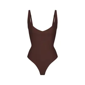 SKIMS BODY CORE SCULPT PLUNGE THONG BODYSUIT