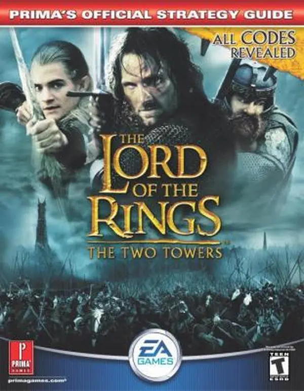 USED Book - The Lord of the Rings: The Two Towers by Prima Games (Paperback) - english