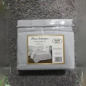 Home collection king size  6pc bed sheets
