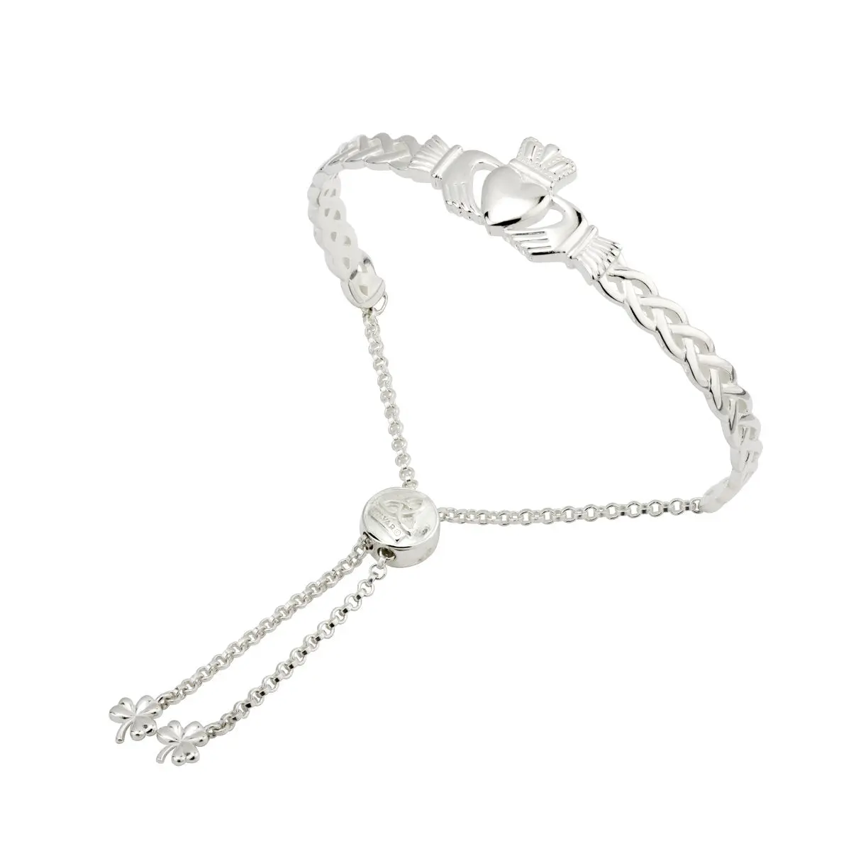 Solvar Celtic Claddagh Draw String Bangle