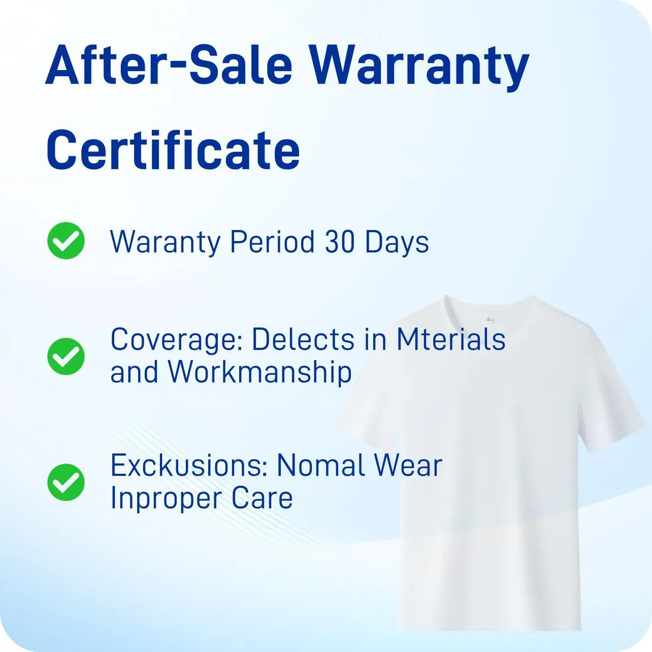 30-Day After-Sales Guarantee