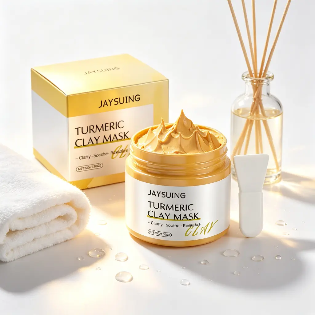Turmeric Vitamin C Face Mask Clay - Glowing Skin Dark Spot Corrector Pore Minimizer Oil Control | Viral Skincare Beauty Must Have for Clean Girl Aesthetic Routine deep absorption Collagen Facial Mask
