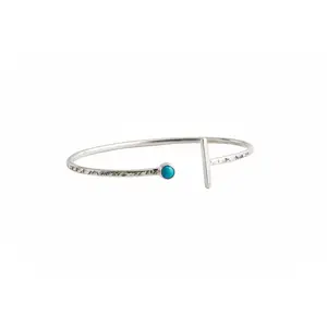 Turquoise Bar Cuff Bracelet