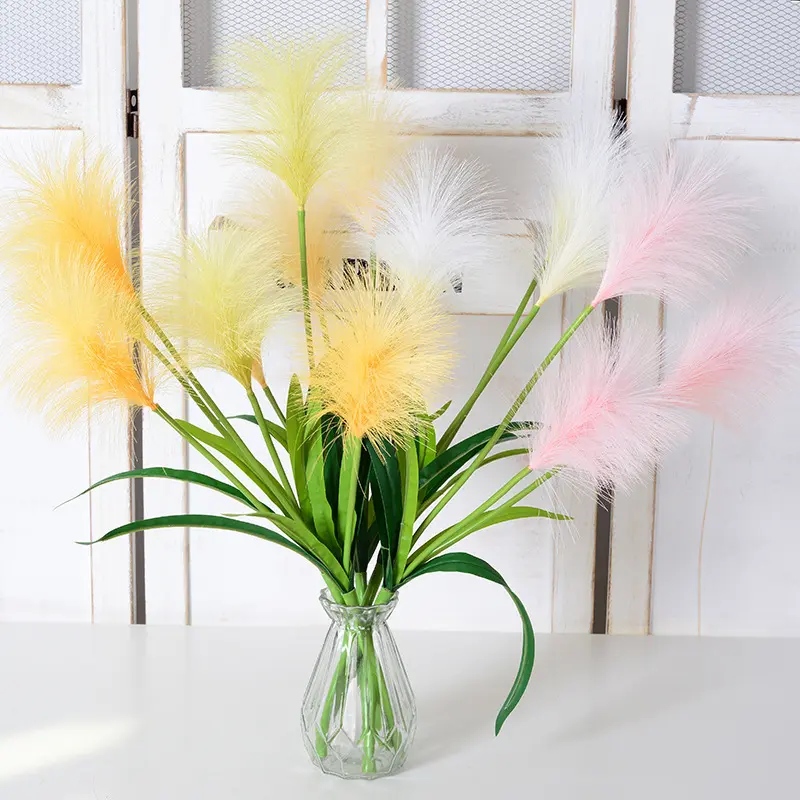 Three reeds, dog tail grass, aquatic plants, floor-to-ceiling indoor living room bedroom decorative flowers