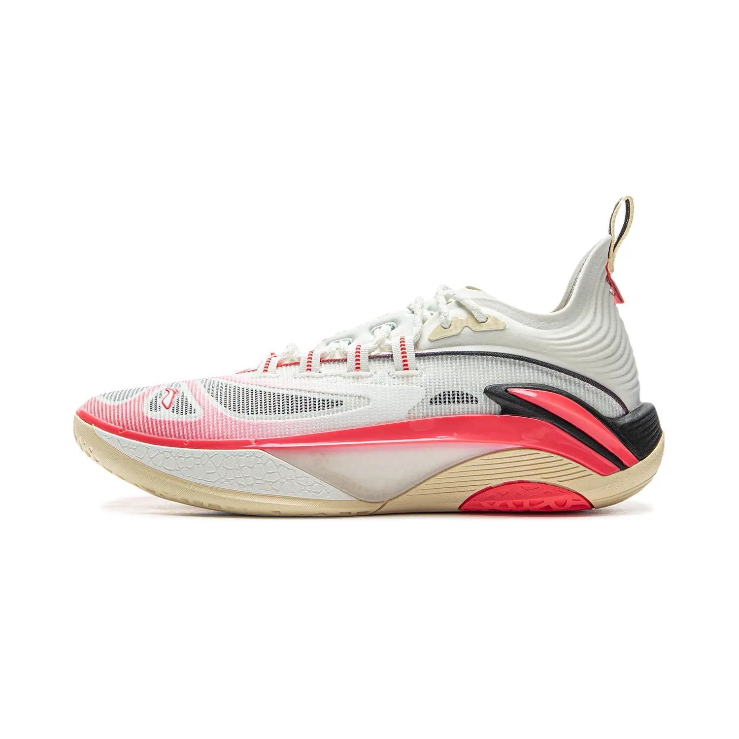 LiNing Way of Wade Hunt 1 Super Basketball Shoes for Men with Super Bounse Technology, Lightweight and Durable for Outdoor Courts Trending Shoes, House White Official Shoes to Get / Maison Mihara