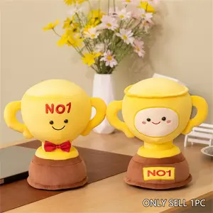 Cute Bow Tie Plush Toy, European Cup Football League Souvenir, Fan Collection, Birthday Gift, Graduation Season Present