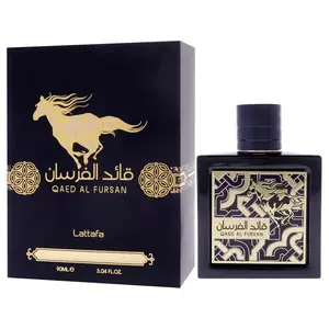 Lattafa Qaed Al Fursan for Men Eau de Parfum Spray, 3.04 Ounce 90ml