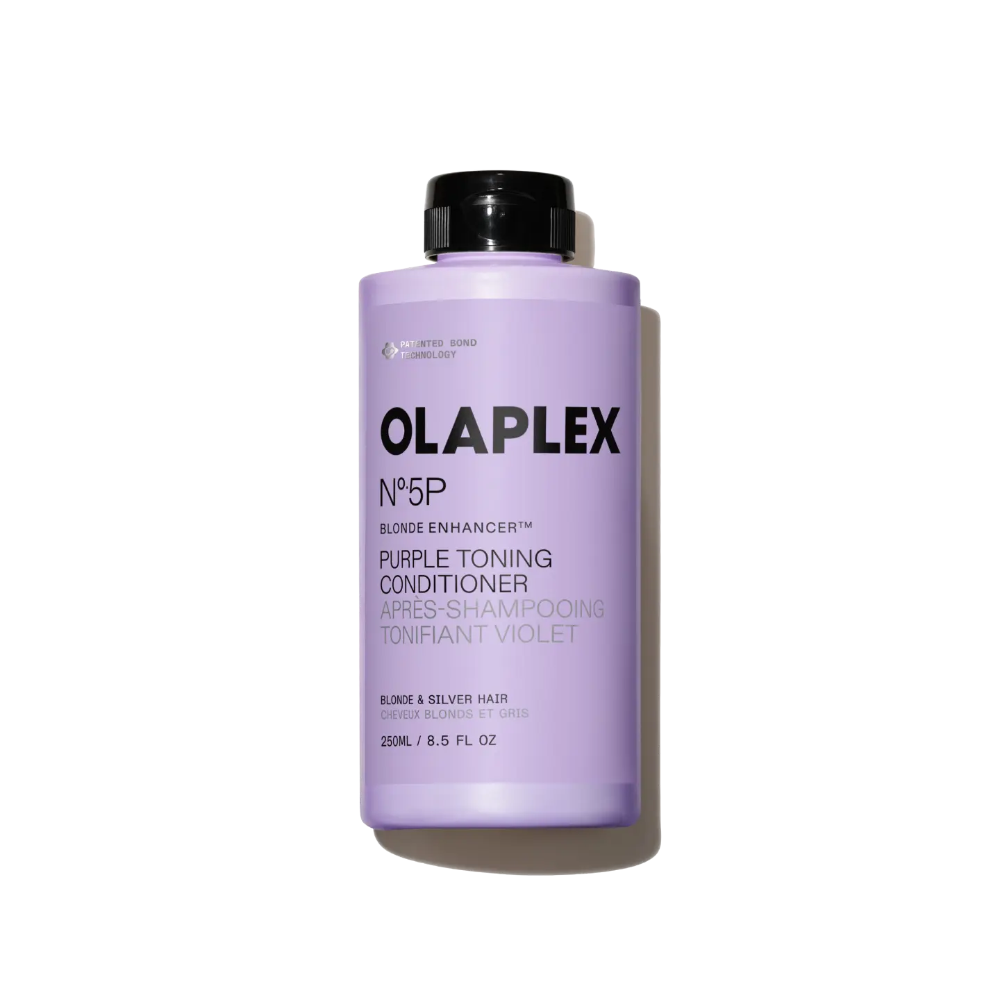 OLAPLEX Nº.5P Blonde Enhancer Purple Toning Conditioner - A purple toning conditioner for blondes and greys that neutralizes brassiness and repairs everyday damage to reveal evenly toned, hydrated, and smooth hair in 1 wash.