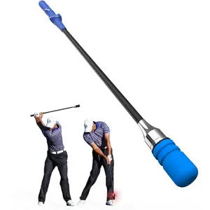 Golf Swing Trainer, Click Stick Golf Trainer Speed & Tempo Stick for Grip/Warm-Up , Right-Handed Golf  Aid with Click Sound, Helps Improve Flexibility & Maintain