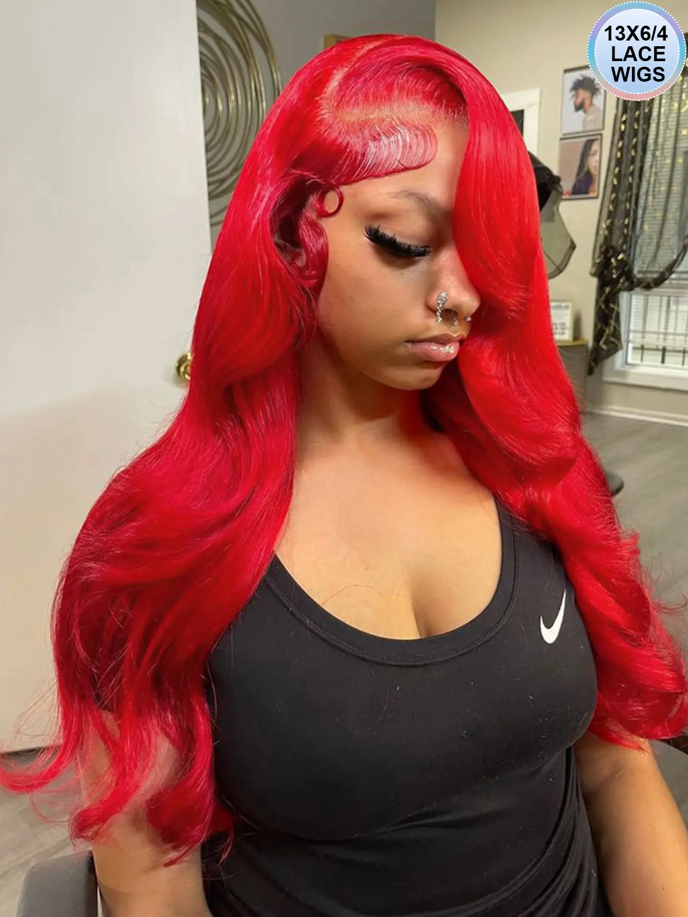 【Blend】Bright Red Burgundy 13X6 Lace Frontal Wig 99J Body Wave 13X4 Lace Front Human Hair Wigs Brazilian Transparent Lace Wine Red Wigs Bye Bye Knots 9X6 Lace Glueless Wig