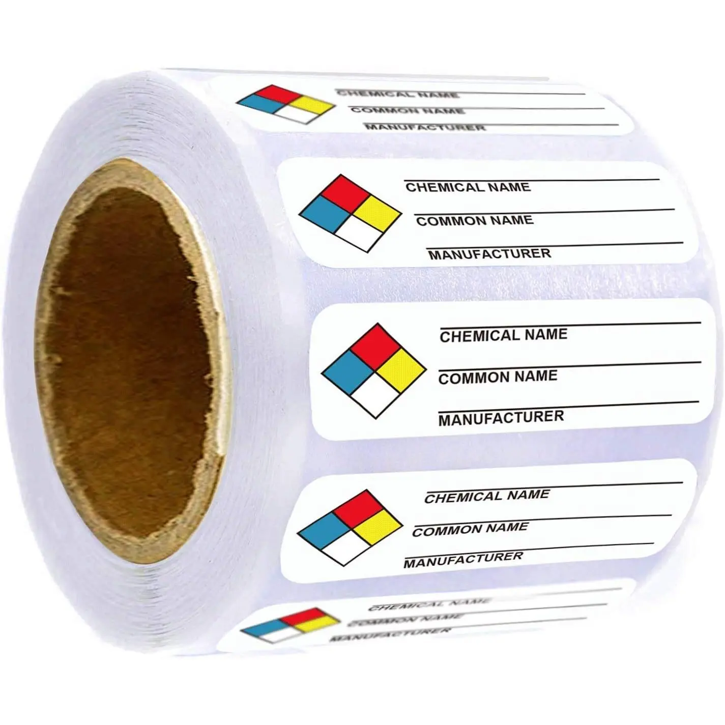 SDS Stickers/MSDS Stickers for Safty Data 1 X 3 Inches - Identifying ...