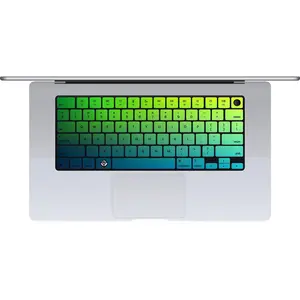 Greenish Blue MacBook Keyboard Sticker