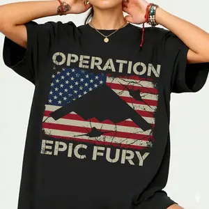 Comfort Colors Operation Epic Fury Shirt,  Freedom Shirt, Military Patriotic Tee