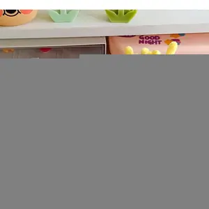 5 PCs Set Creative New French Fries Burger Hanging Bag Couple Plush Hanging Decoration Girl Heart Car Keychain Little Doll