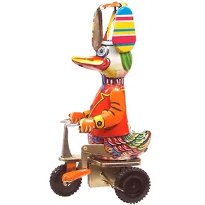 SHAN  Collectible Tin Toy - Duck on Bike