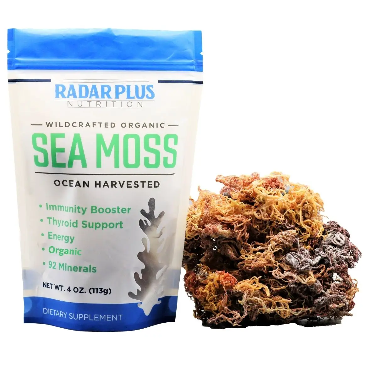Spectrum Full Spectrum Sea Moss - 92 Minerals, Organic Wildcrafted from St Lucia...