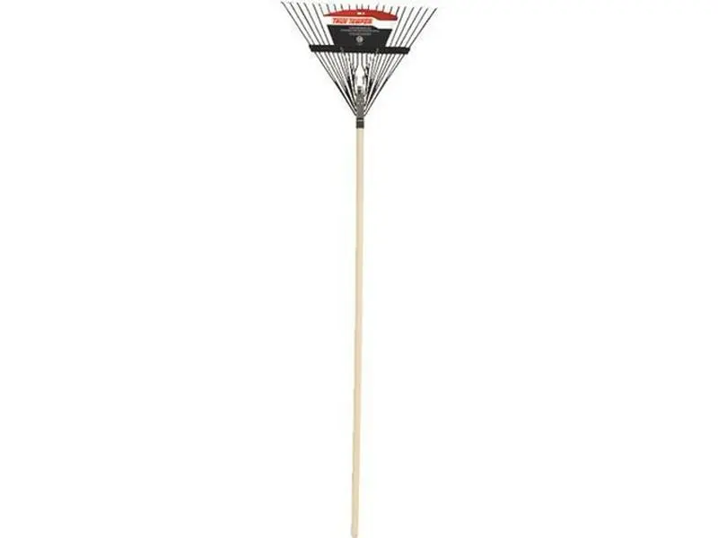 True Temper 22-Tine Steel Leaf Rake