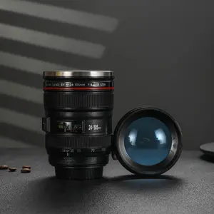 Stainless Steel insulated Coffee Mug, 1 Count Leakproof Design Cup with Lid, Portable Mug ForPhotographer Lover Gifts
