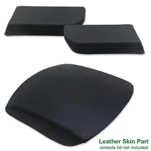 Fit For 09-15 Honda Pilot Leather Center Console Front Door Armrest Cover