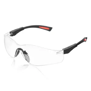 VEVOR Safety Glasses,  Anti-Fog and Scratch-Resistant Clear Lens, Safety Goggles with Adjustable Length and Angle, ANSI Z87.1+ Impact-Resistant Protective Eye Goggles, for Work, Lab & Construction