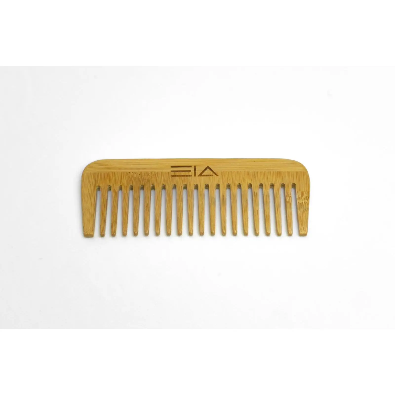 Baraguz EIA Bamboo Detangling Wide Tooth Comb Travel Friendly Eco Safe Hair Comb for Gentle Hair Care